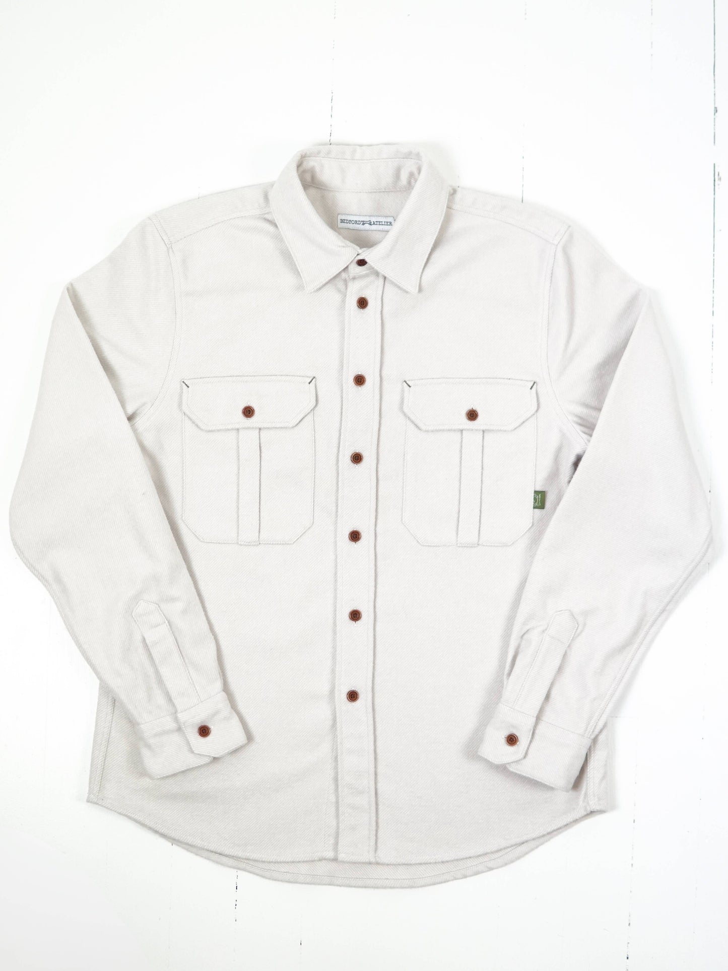 SURCHEMISE UNIFORME FLANELLE GRIS LÉGER