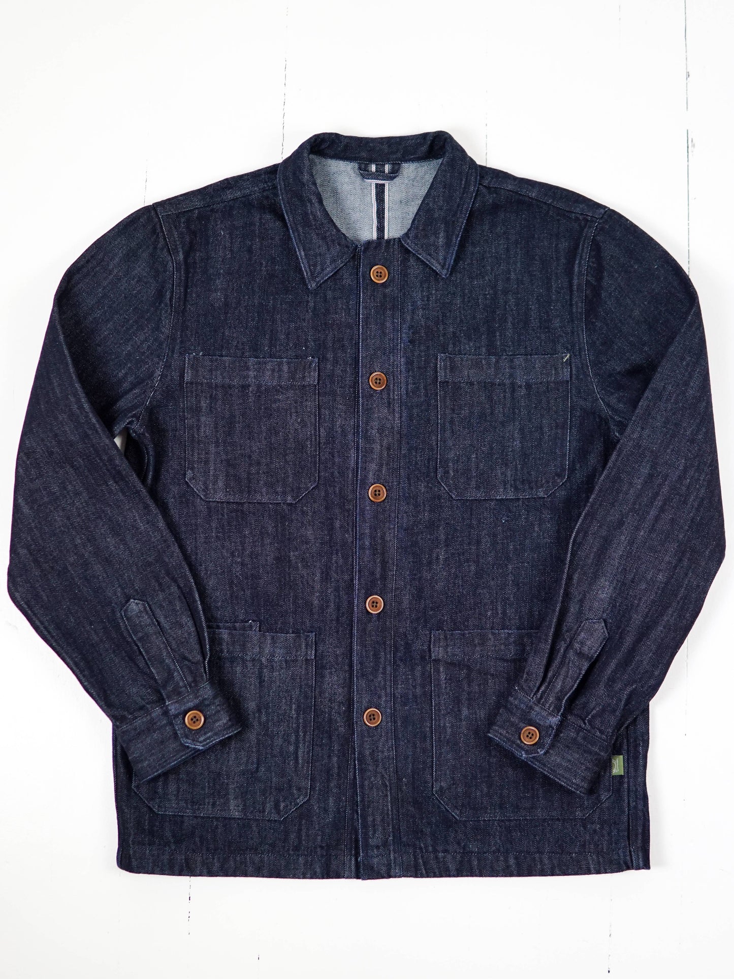 VESTE WORKER DENIM INDIGO SELVEDGE