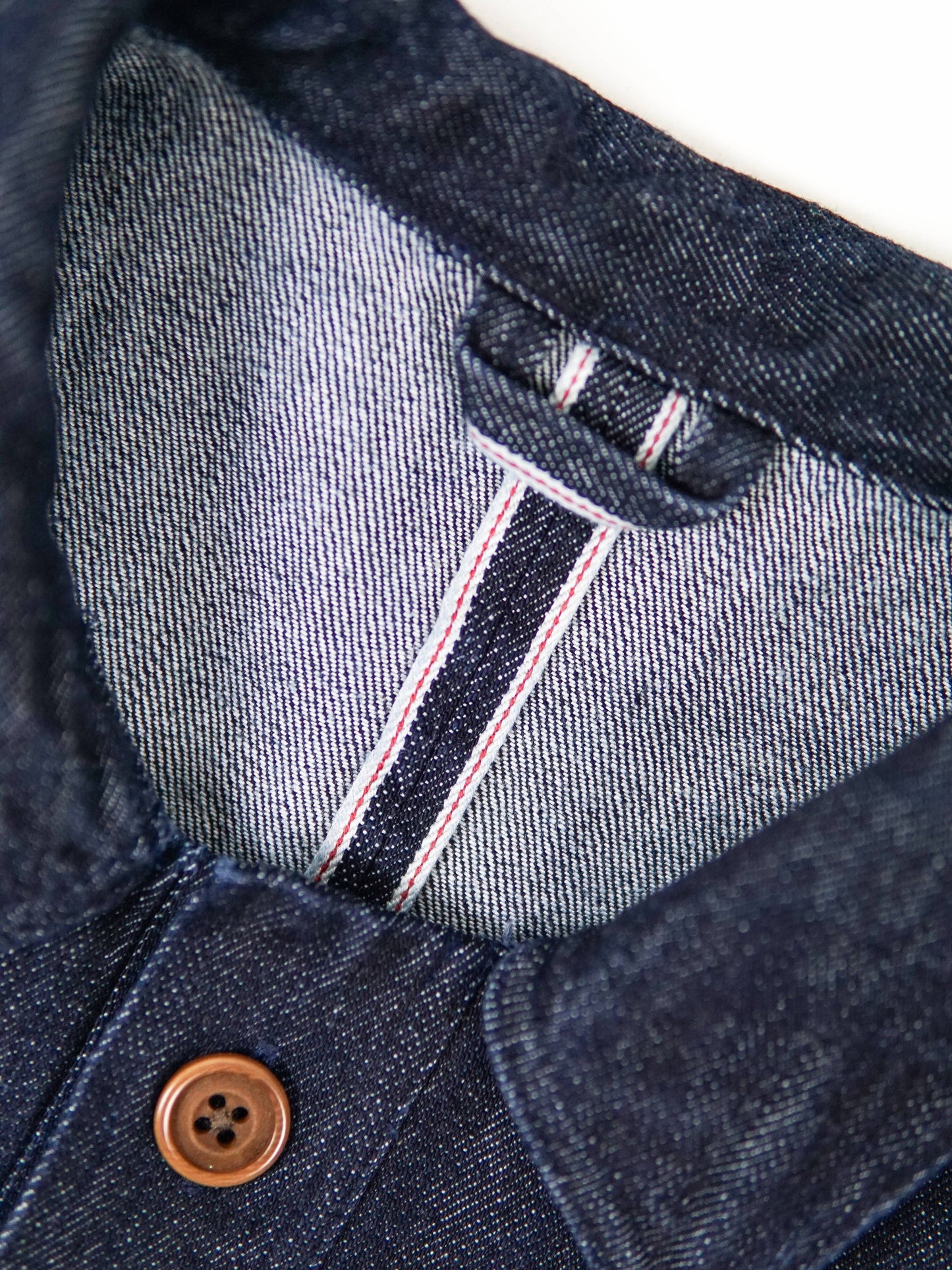 VESTE WORKER DENIM INDIGO SELVEDGE