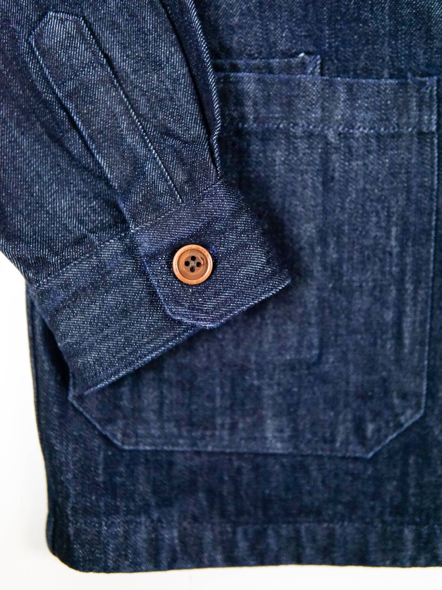 VESTE WORKER DENIM INDIGO SELVEDGE