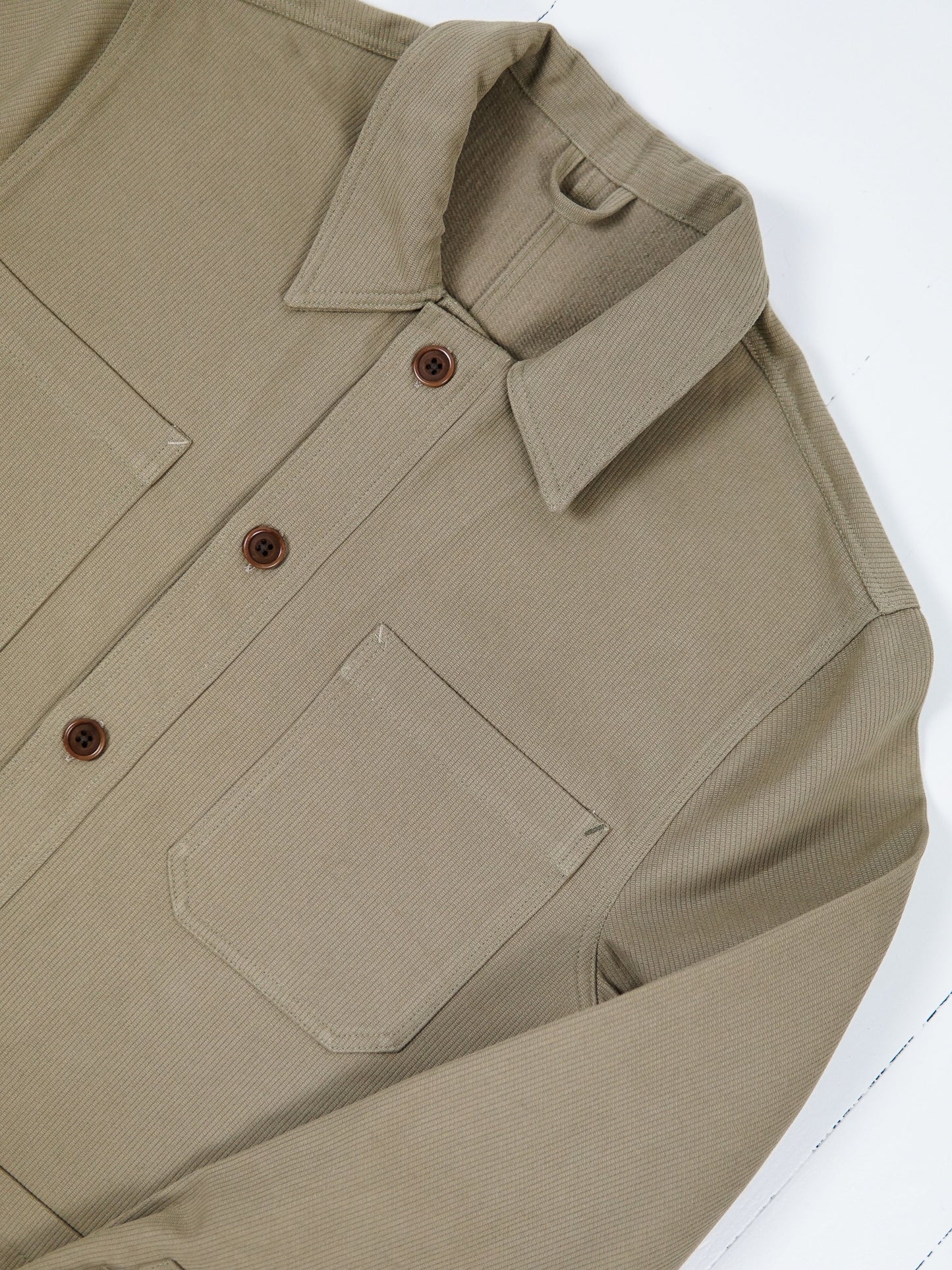 VESTE WORKER VERT AMANDE