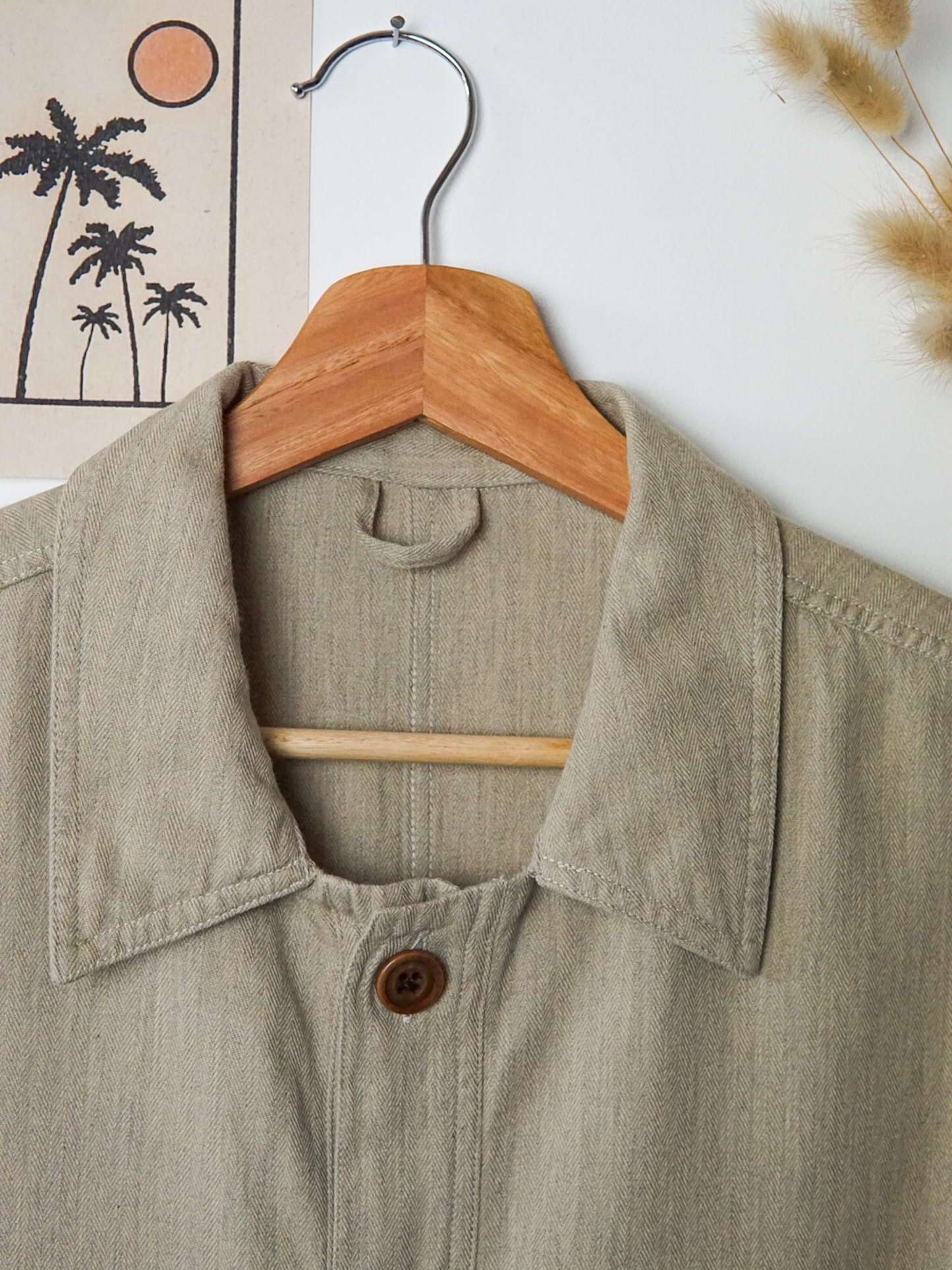 VESTE WORKER CHEVRON SABLE