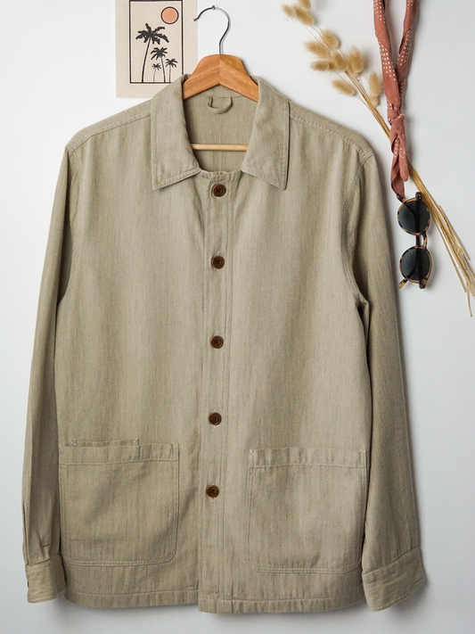 VESTE WORKER CHEVRON SABLE