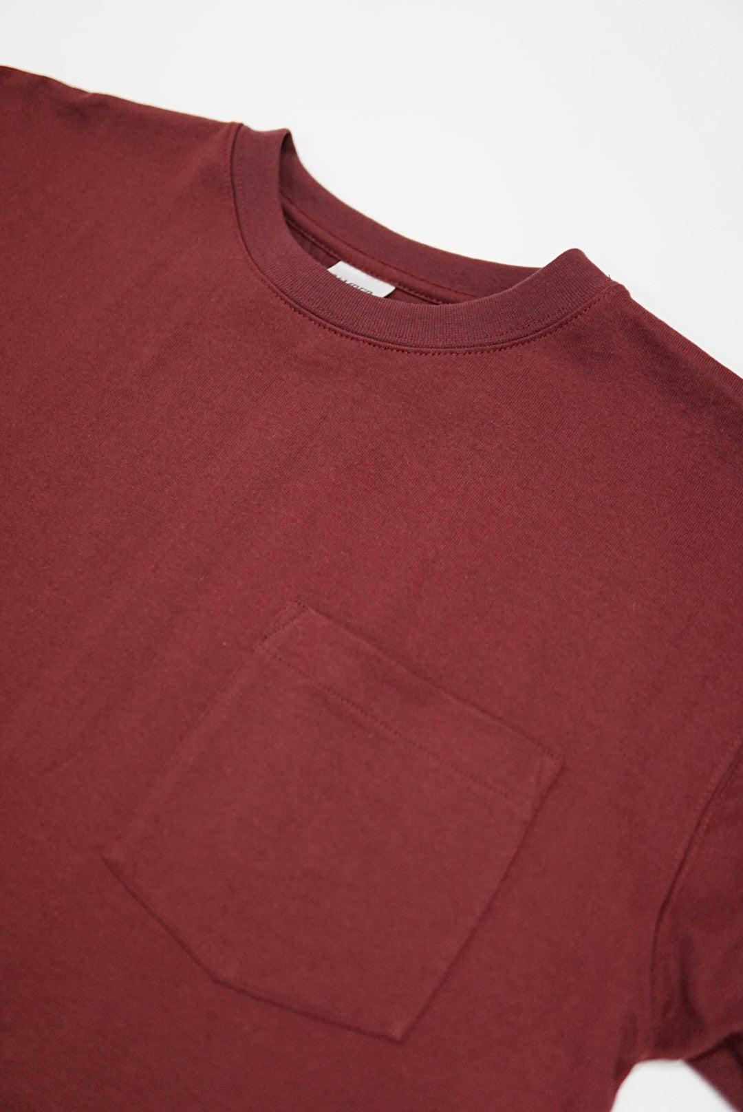 MAX WEIGHT POCKET T-SHIRT CAMBER - BURGUNDY