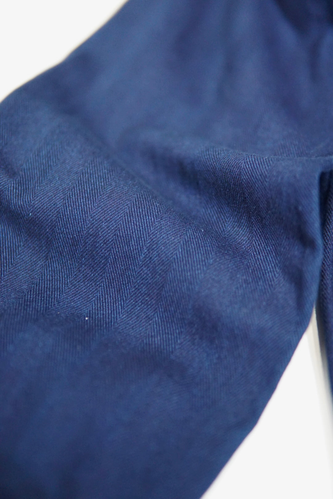 CHEMISE COL AMÉRICAIN - CHEVRON INDIGO