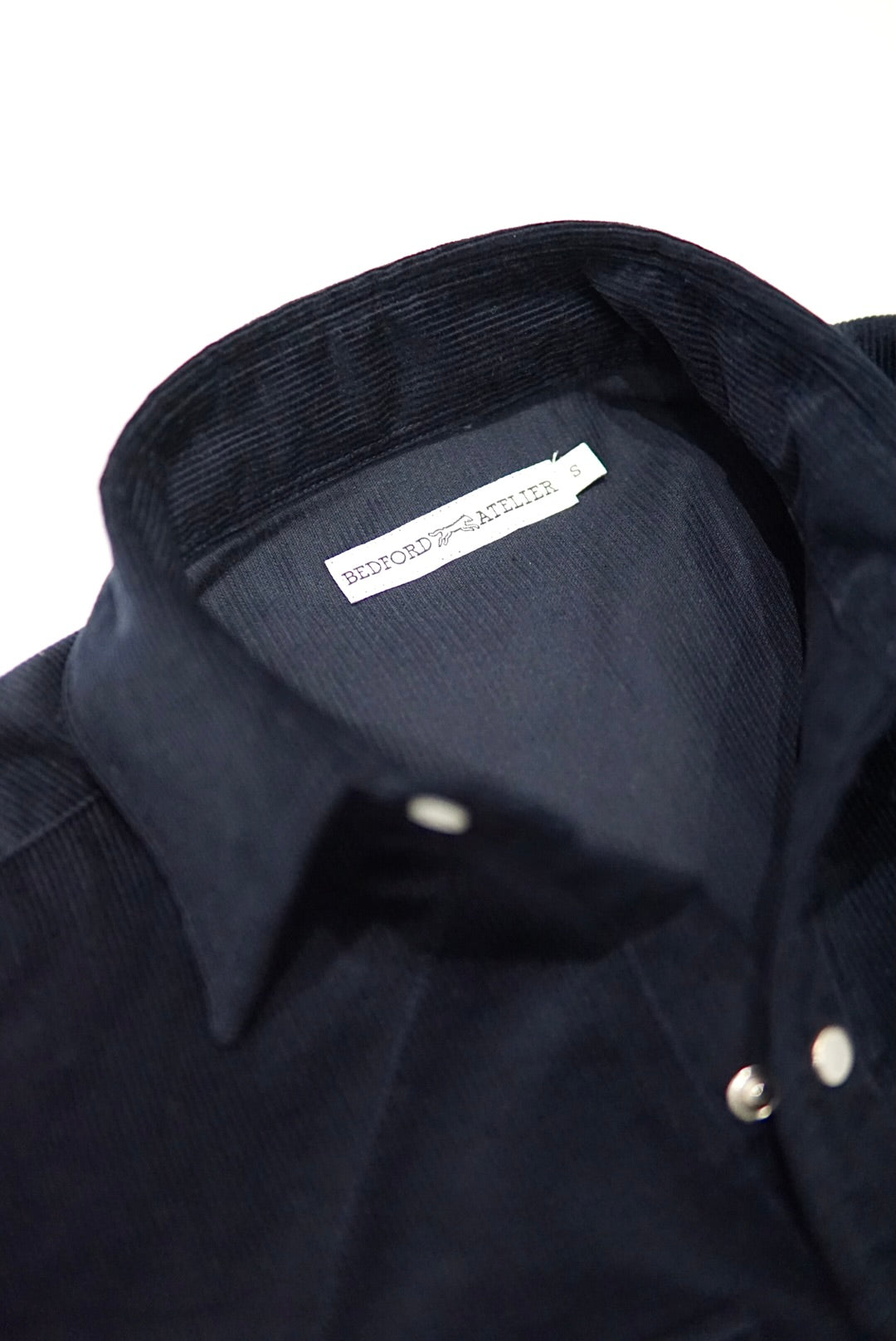 CHEMISE WESTERN - « BABY CORDUROY » NAVY