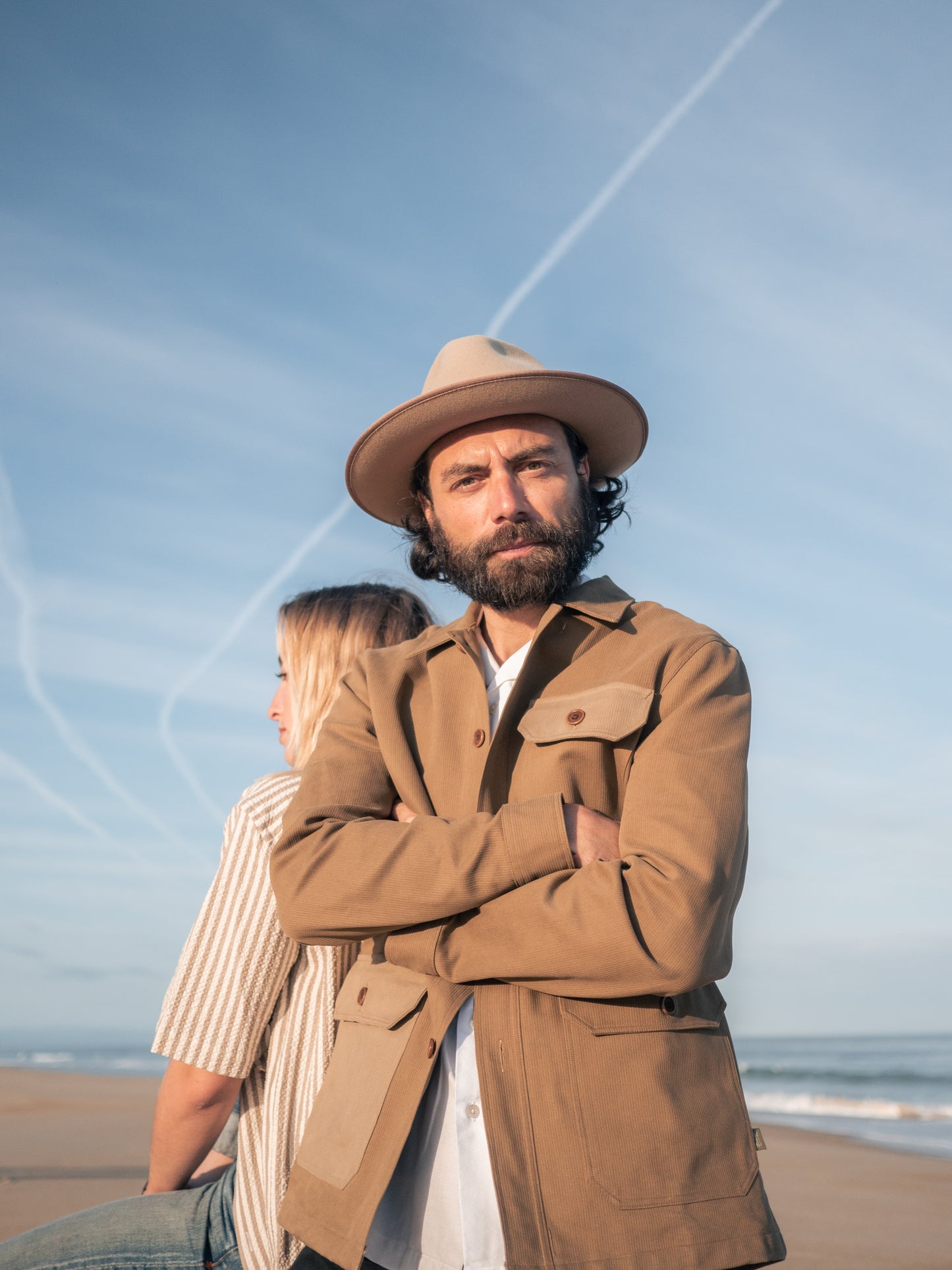 VESTE WORKER « SHADE OF FAWN »
