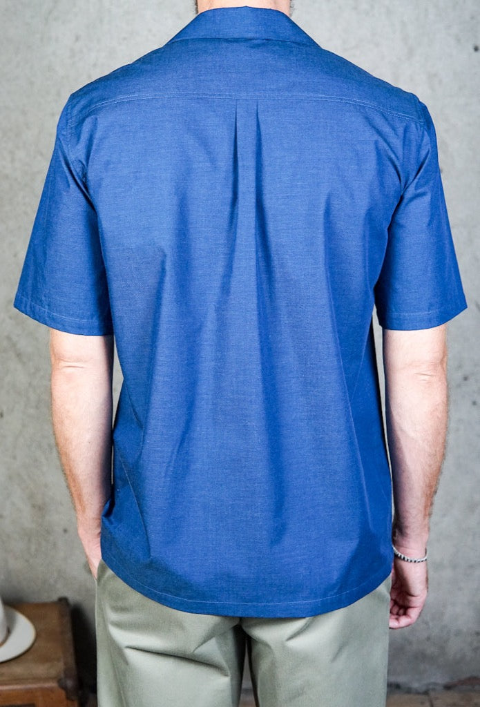 CHEMISETTE BLEUE INDIGO