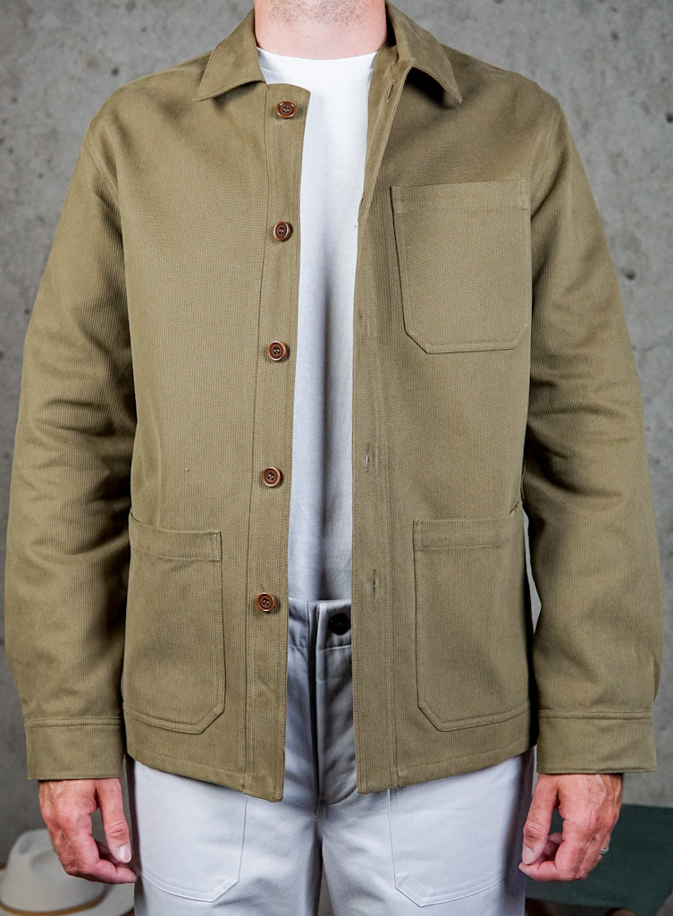VESTE DE TRAVAIL TAUPE