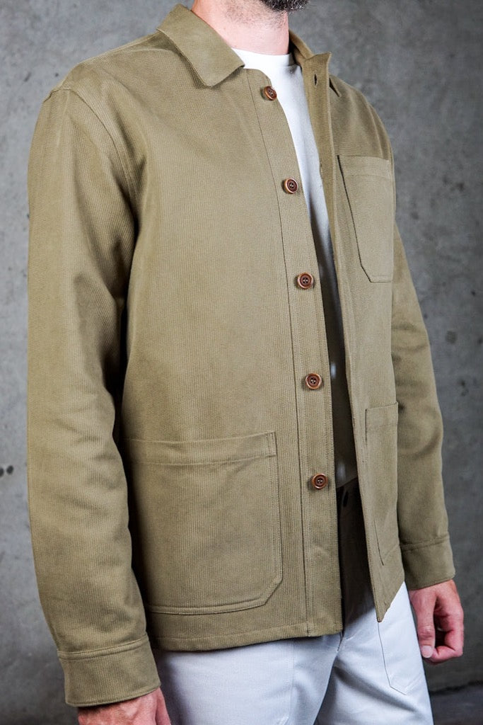 VESTE DE TRAVAIL TAUPE