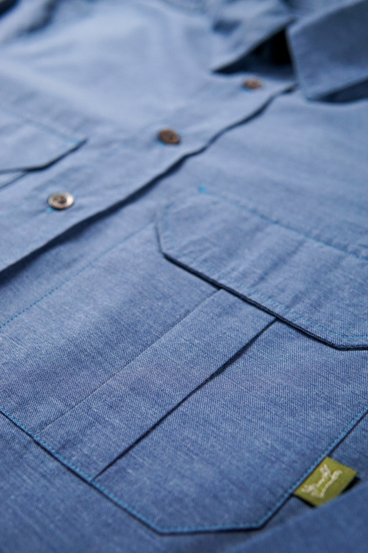 CHEMISE UNIFORME BLEUE INDIGO
