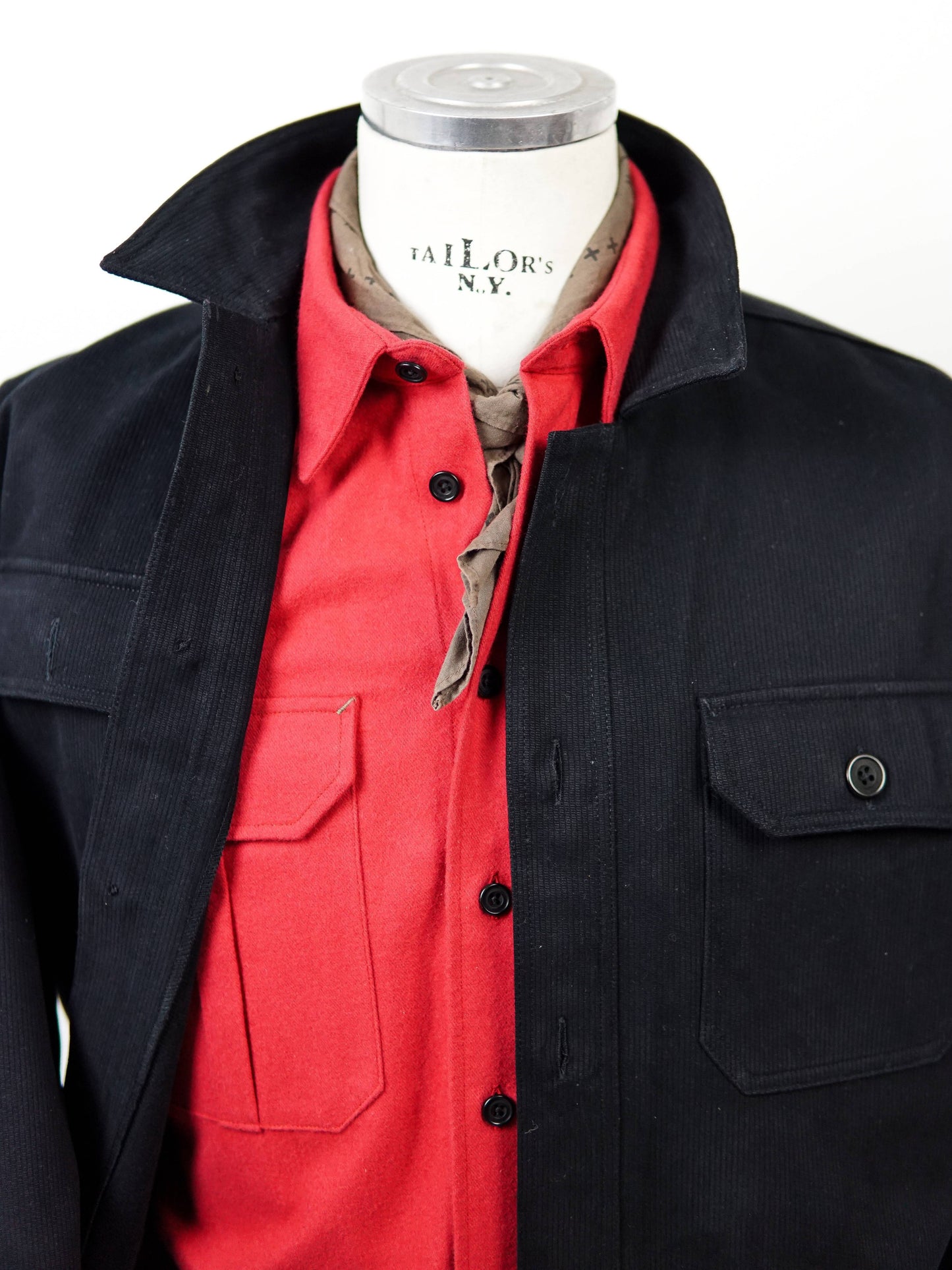 SURCHEMISE UNIFORME FLANELLE ROUGE