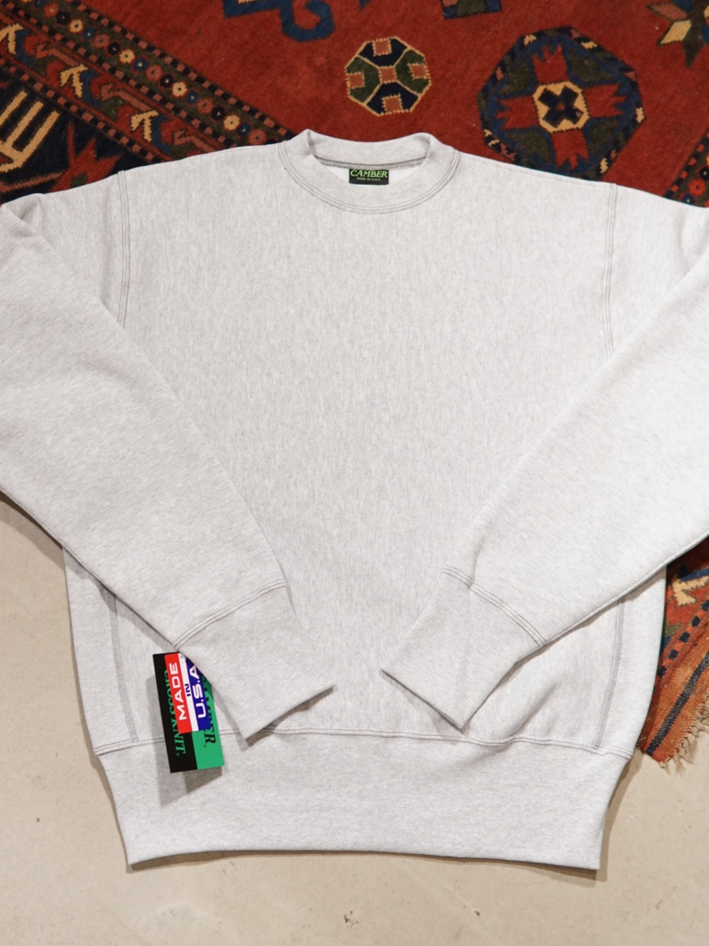 SWEAT-SHIRT « CREWNECK » CAMBER -  HEATHER GRAY