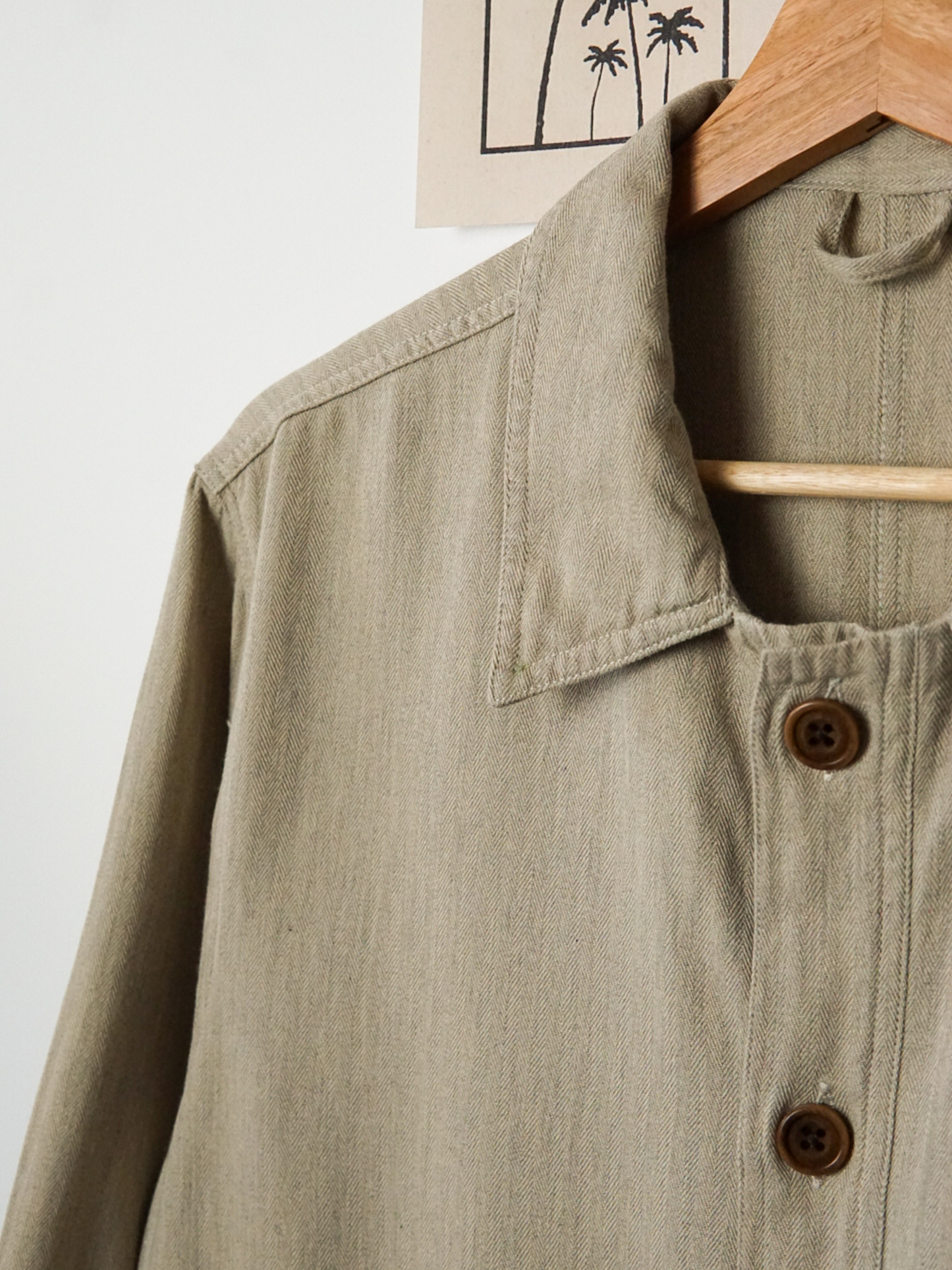 VESTE WORKER CHEVRON SABLE