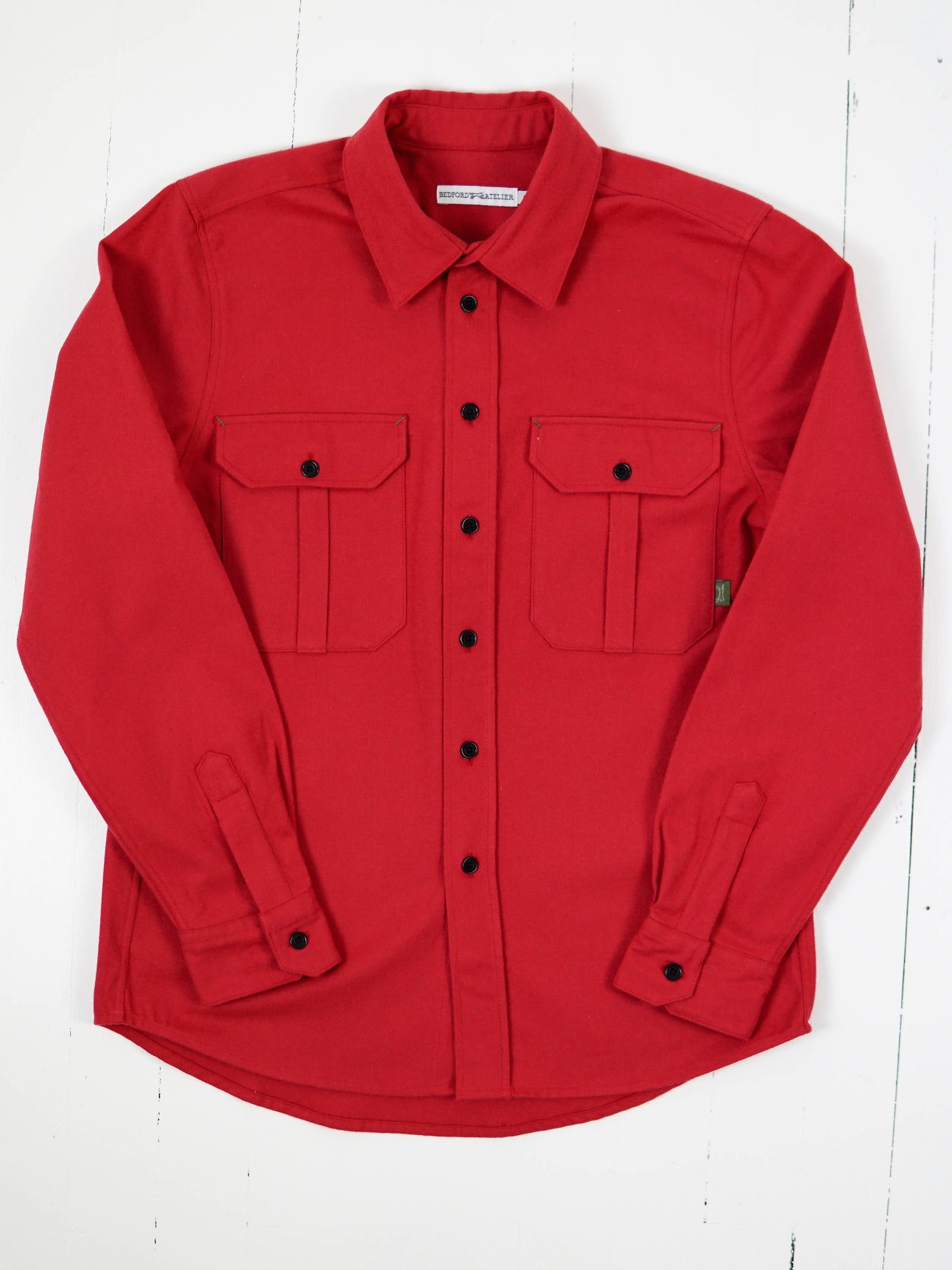 SURCHEMISE UNIFORME FLANELLE ROUGE