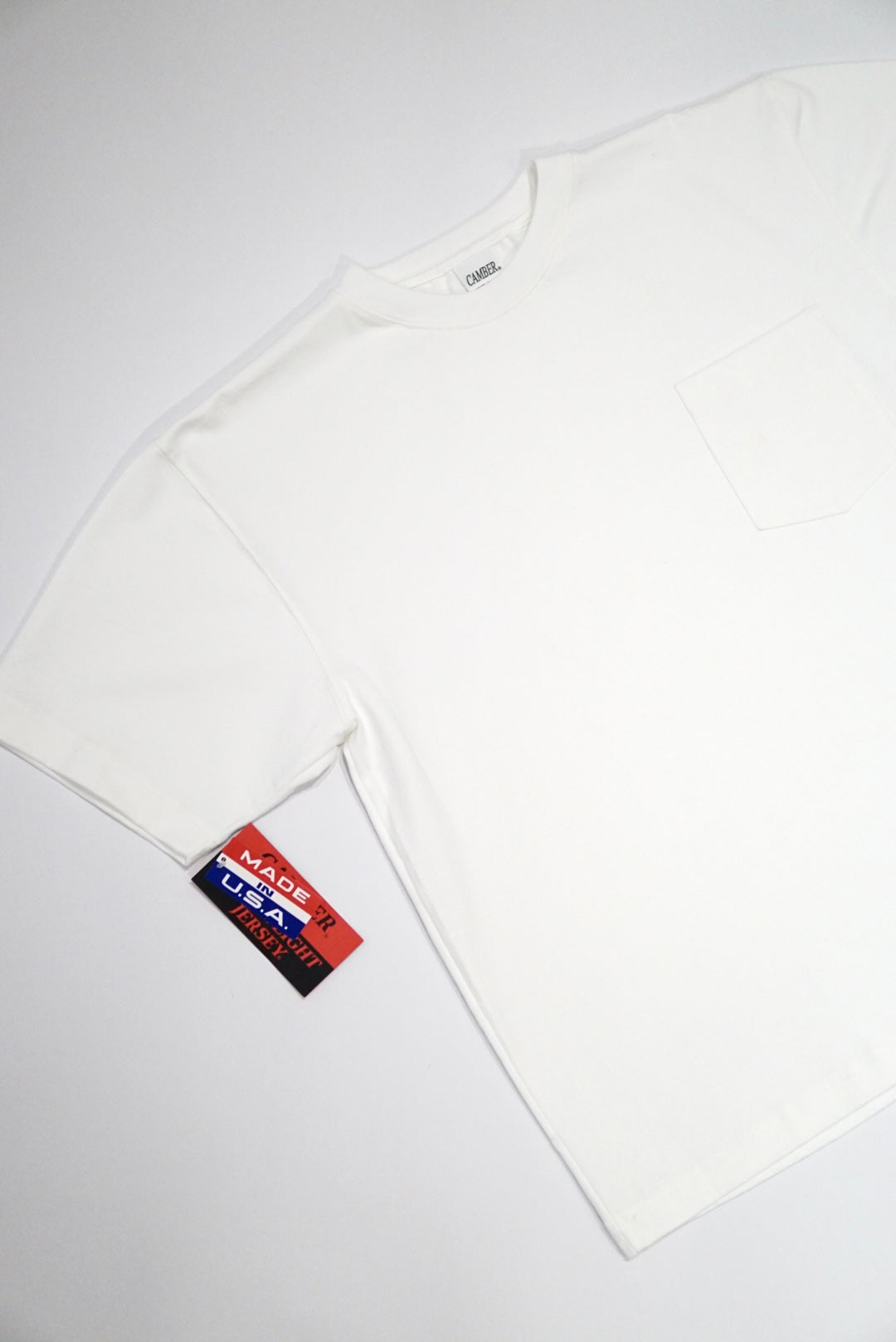 MAX WEIGHT POCKET T-SHIRT CAMBER -  WHITE