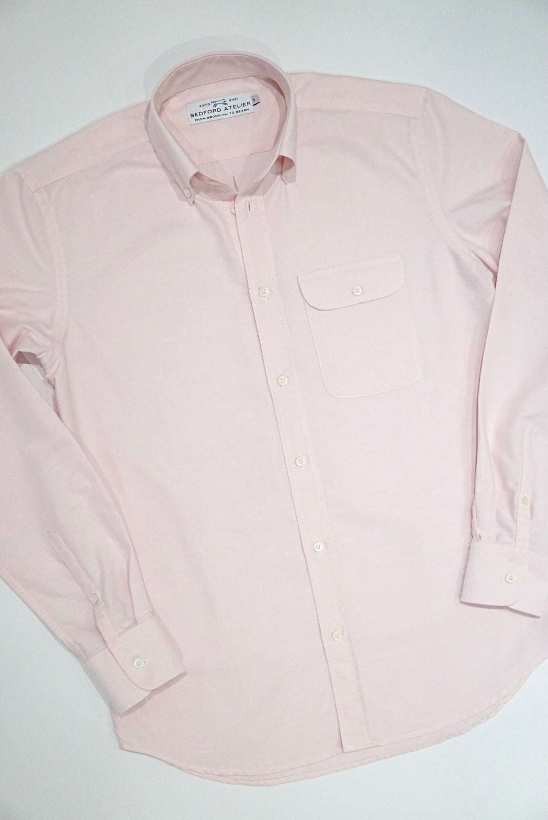 CHEMISE OXFORD - ROSE PALE