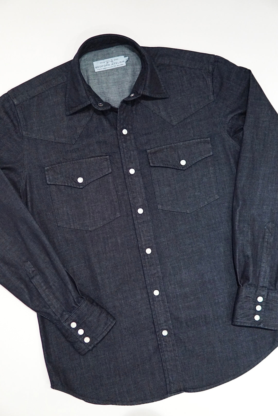 CHEMISE WESTERN - DENIM INDIGO