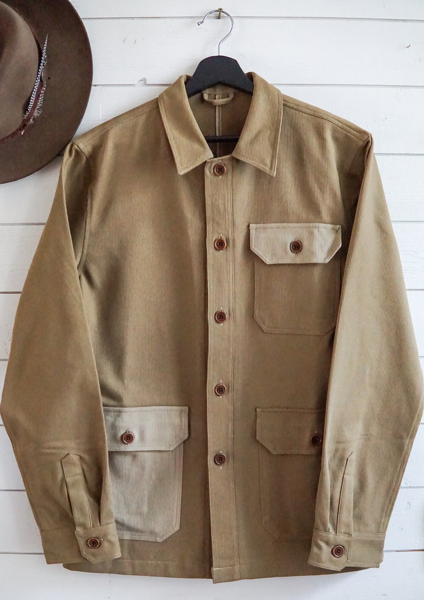 VESTE WORKER « SHADE OF FAWN »