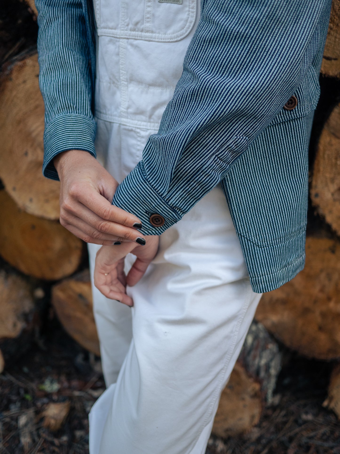 WORKER INDIGO HICKORY STRIPES