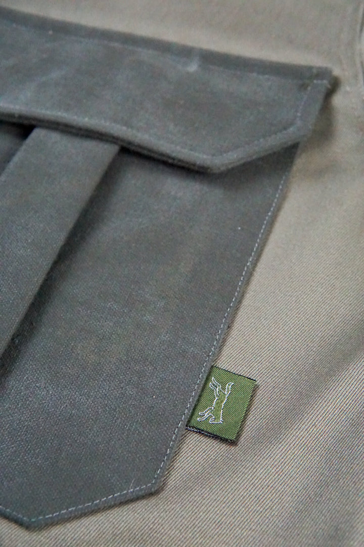 Overshirt in faded green